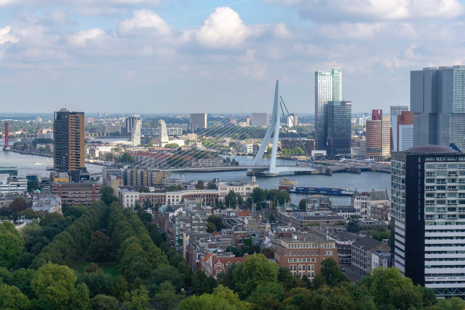 Rotterdam urban river delta