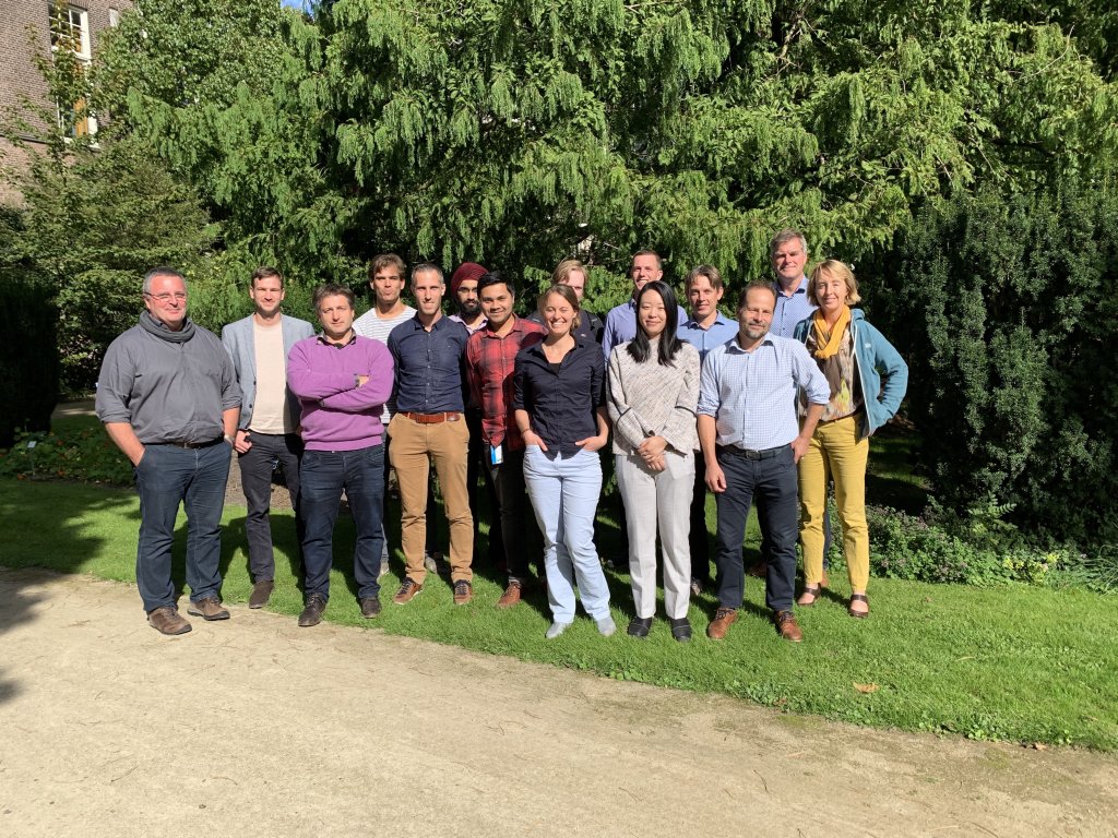 Plantenna team visiting the Botanical garden in Delft during project meeting | 18-09-2019.